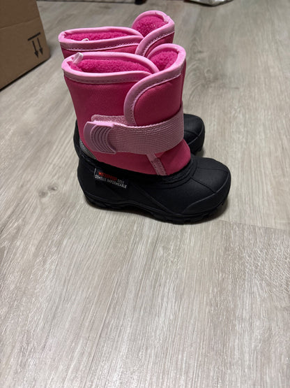Weatherproof Pink and Black Boots 6, Shoes 6 (Walkers:12-24 mth)