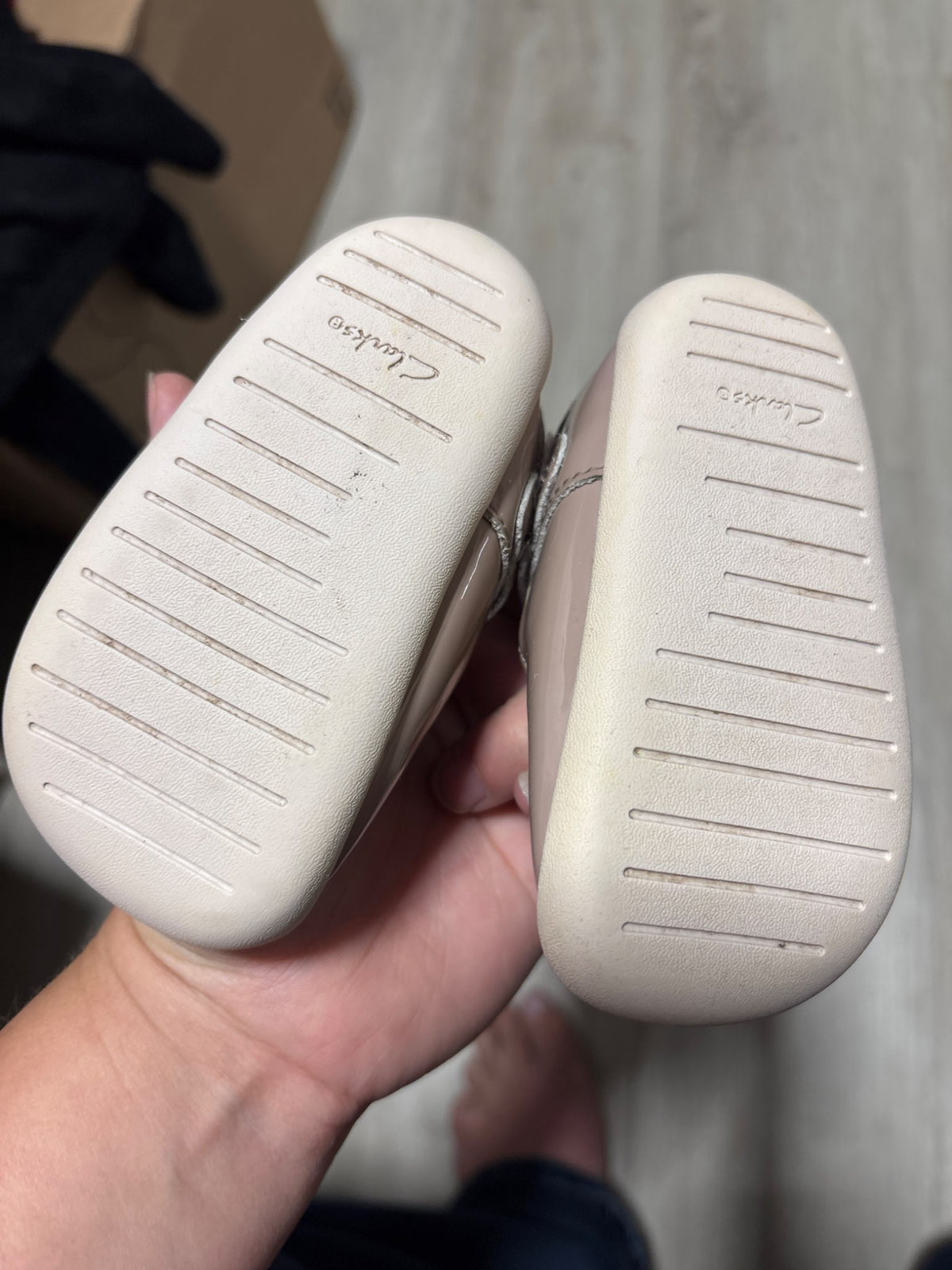 Clark’s First Shoes Beige Gloss , Shoes 2.5 (Baby: 0-12 mth)