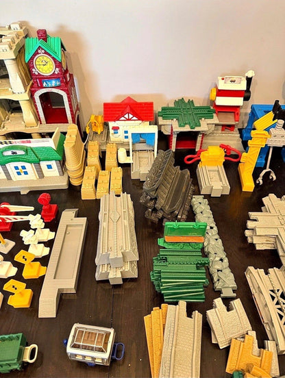 Fisher Price Geotrax Rail and Road System -170+ pieces