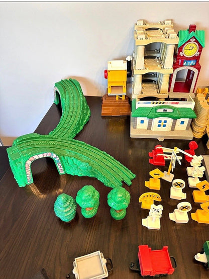 Fisher Price Geotrax Rail and Road System -170+ pieces