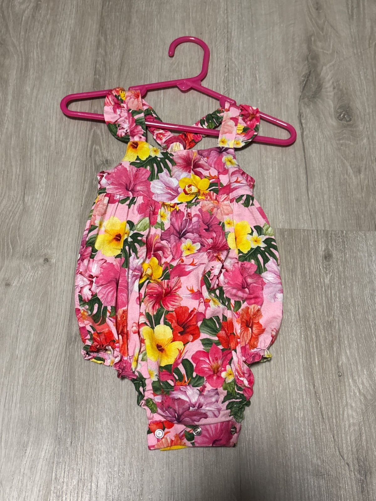 Posh Peanut Floral Bubble Romper 12-18M, Kids 18 Month (12-18M)