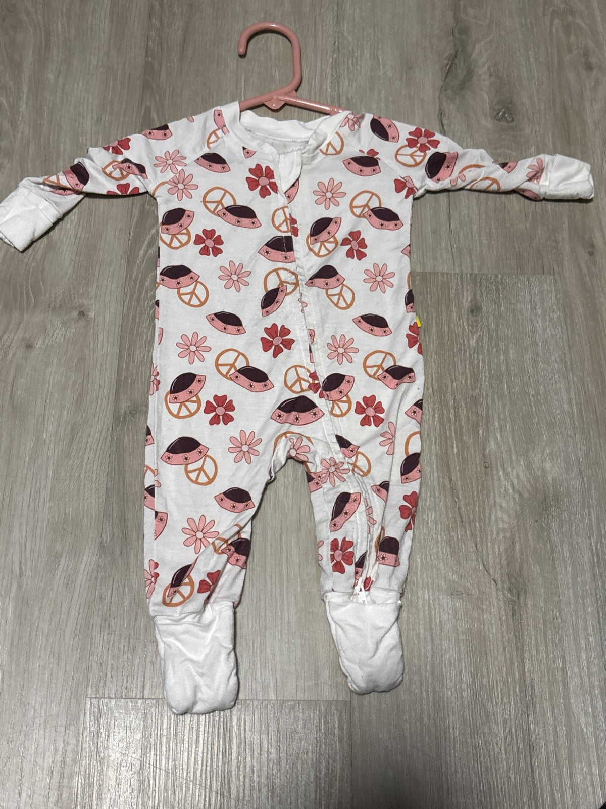 Moon Fruit Bamboo Peace UFO Sleeper 0-3M, Kids 3 Month (0-3M)
