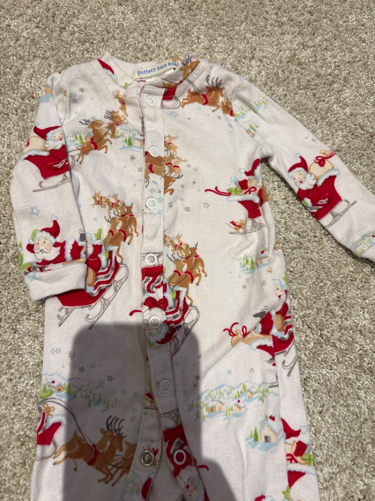 Pottery barn 3-6 month Santa sleeper, Kids 6 Month (3-6M)