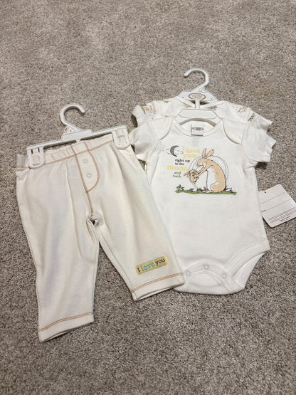 0-3 month Guess how much I love you outfits, Kids 3 Month (0-3M)