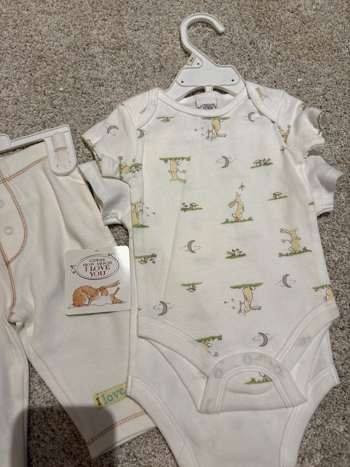 0-3 month Guess how much I love you outfits, Kids 3 Month (0-3M)