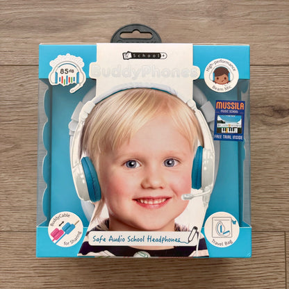 Brand new buddy phones, kids volume limiting headphones