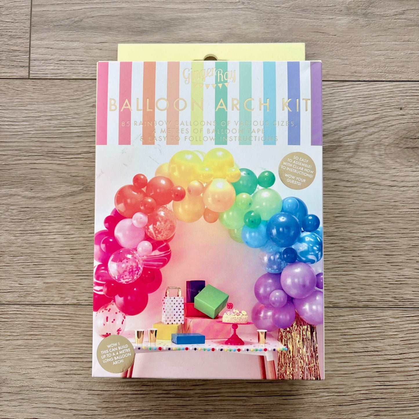 Brand new rainbow balloon arch kit, DIY balloon garland party supplies MSRP $34.99 #1