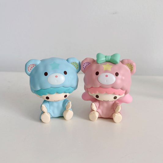 Miniso x Sanrio characters hugging buddy series little twin stars Kiki & Lala figurines