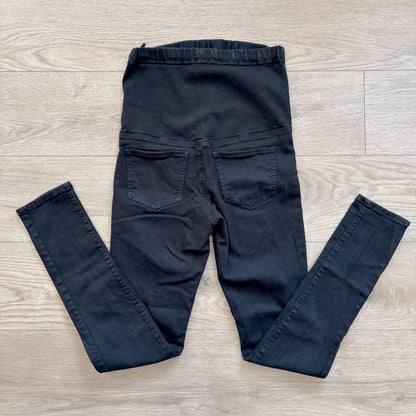 UNIQLO maternity black stretch jeans, Maternity XS (0-2)