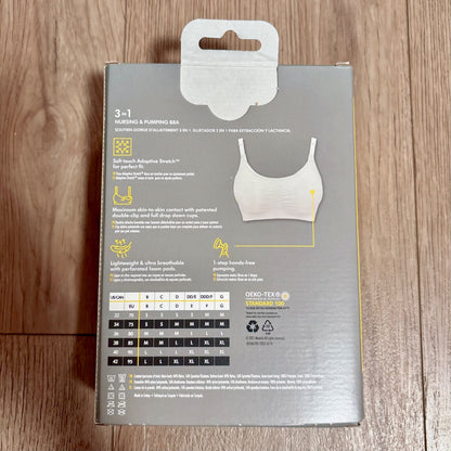 Brand new MEDELA black 3 in 1 nursing & pumping bra size S, MSRP $49.99 #3, Maternity S (4-6)
