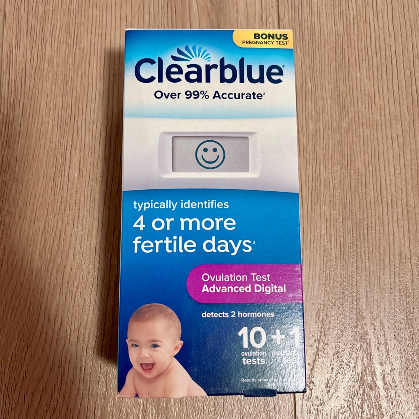Brand new CLEARBLUE advanced digital ovulation + pregnancy tests, MSRP $74.99