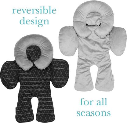 JJ COLE baby reversible head and body support liners for car seats and stroller