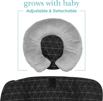 JJ COLE baby reversible head and body support liners for car seats and stroller
