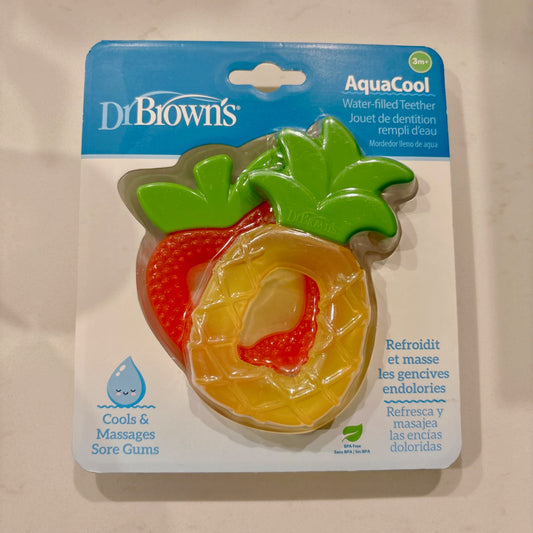 Brand new Dr. Brown AquaCool water filled teethers set, MSRP $9.99 #1