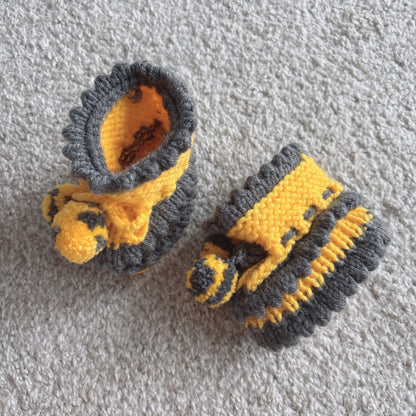 Baby 6-12M crochet booties, baby shoes, Shoes 2 (Baby: 0-12 mth)