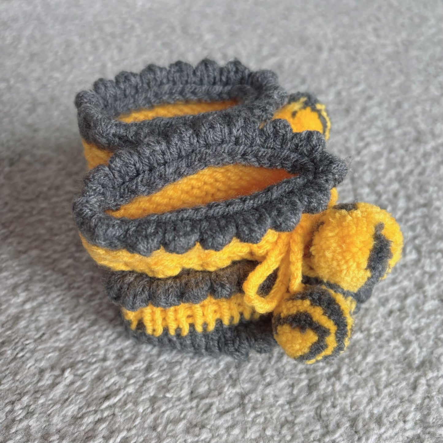 Baby 6-12M crochet booties, baby shoes, Shoes 2 (Baby: 0-12 mth)