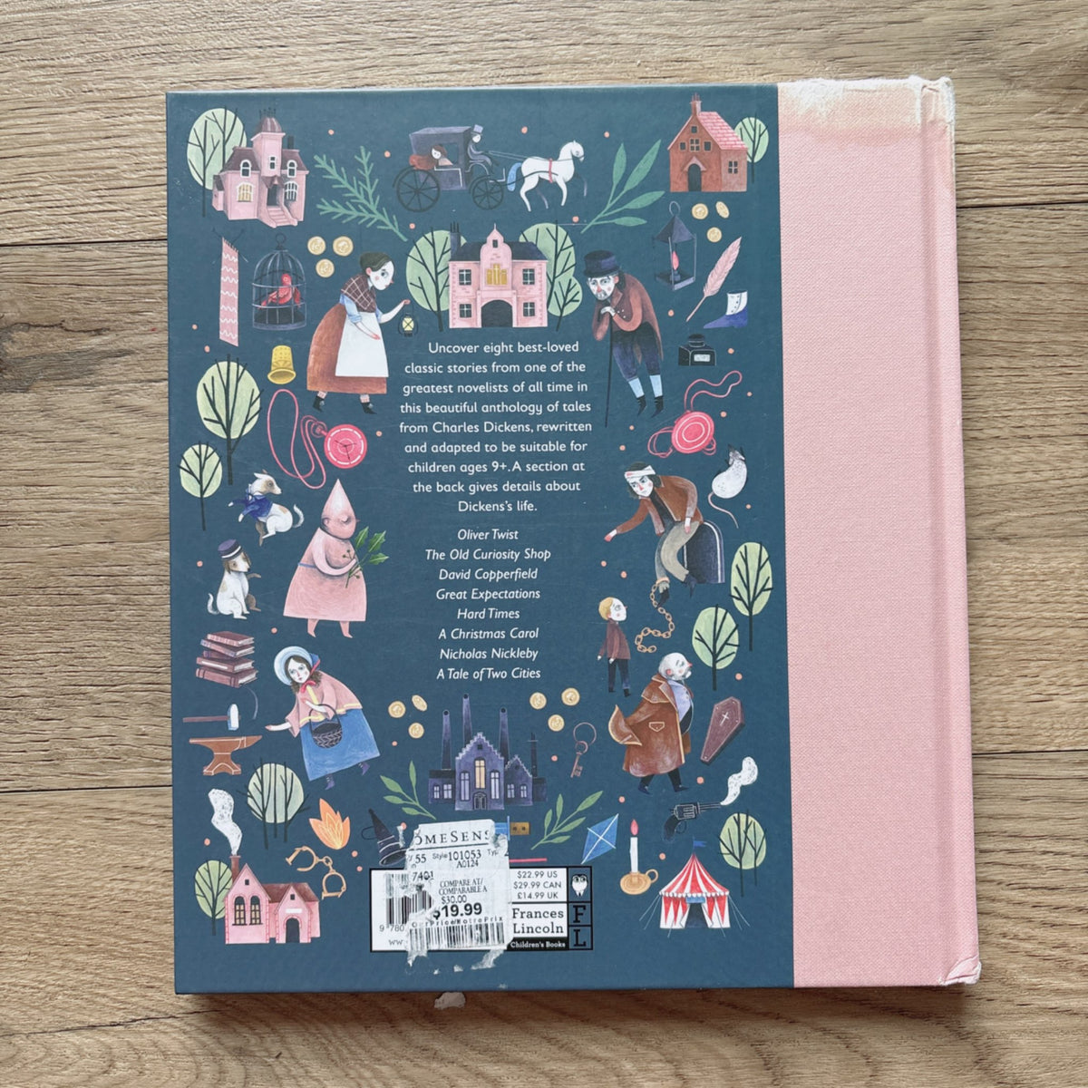 A World Full of Dickens Stories hardcover book, MSRP $30