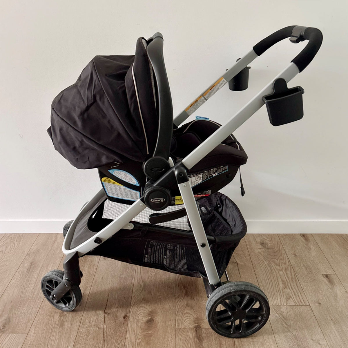 GRACO Modes Pramette stroller with convertible infant bassinet/toddler seat, MSRP $500