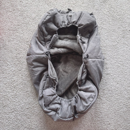 Orzbow baby winter car seat cover with zipper access