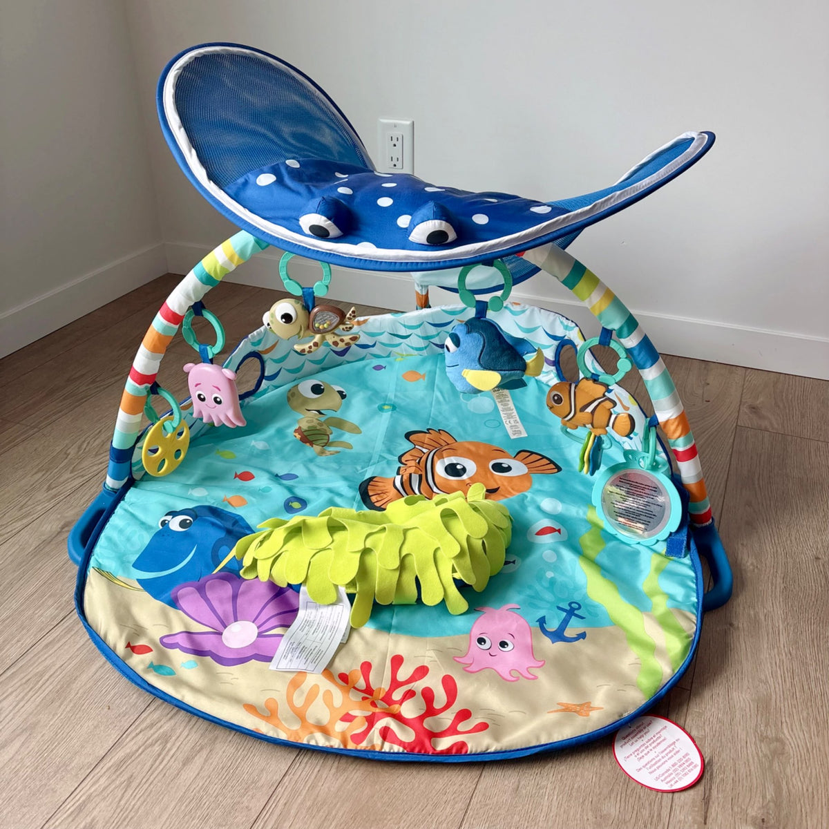 Bright Starts Disney Finding Nemo baby lights & music gym playmat, MSRP $88