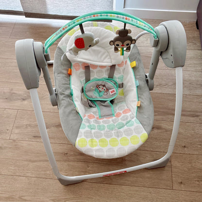 New Bright Starts Portable Automatic 6-Speed Baby Swing, MSRP $85
