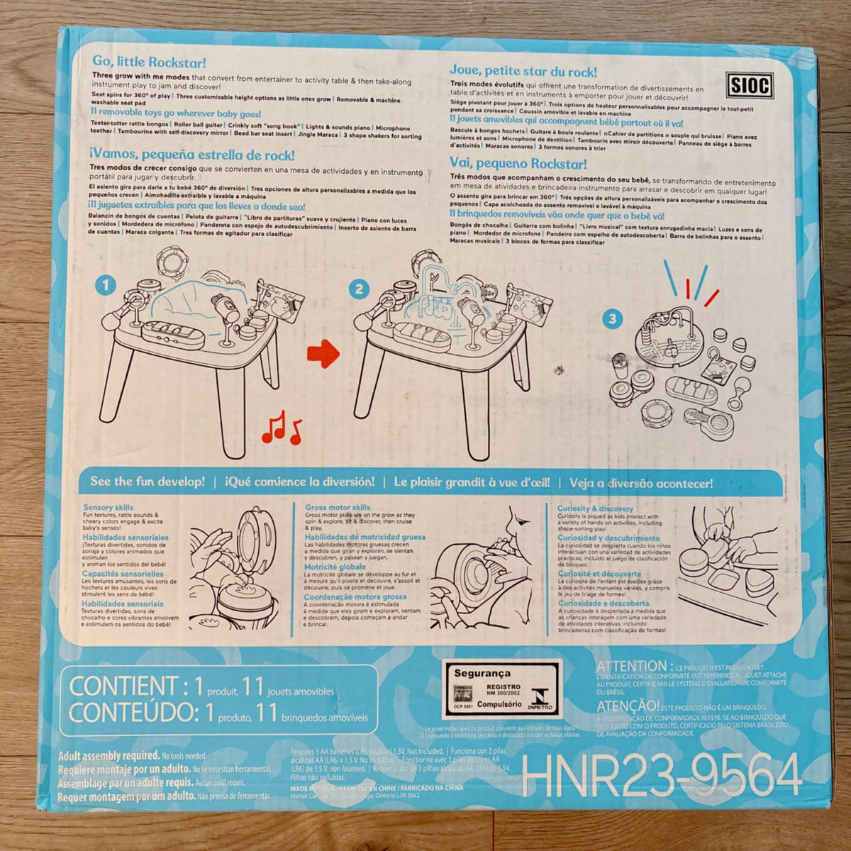Brand new Fisher Price 3-in-1 Hit Wonder Activity Center, MSRP $140