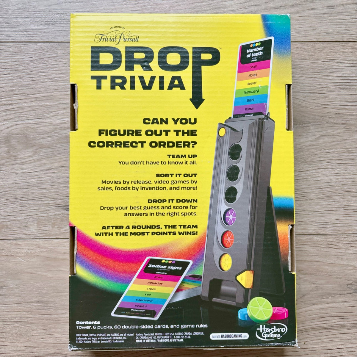 Brand new Hasbro Games Drop Trivia Electronic Party Game with Voice & Sounds, MSRP $35 #2
