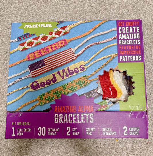Brand new Amazing Alpha Bracelets making kit