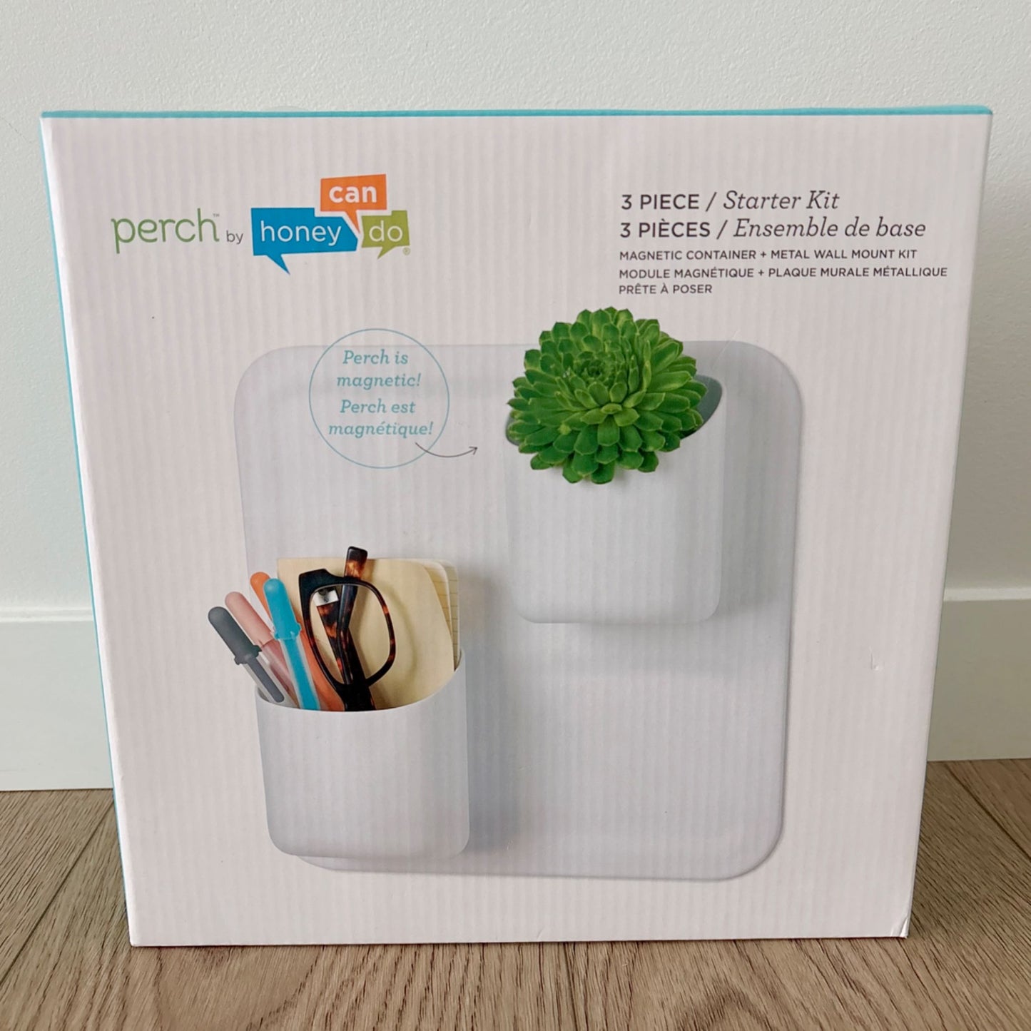 Brand new Magnetic Wall Organizer Vertical Storage System - 3pc Starter Kit, MSRP $88 #1