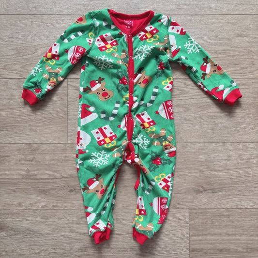 Toddlers Christmas/holiday themed sleeper one piece pyjama, Kids 18 Month (12-18M)