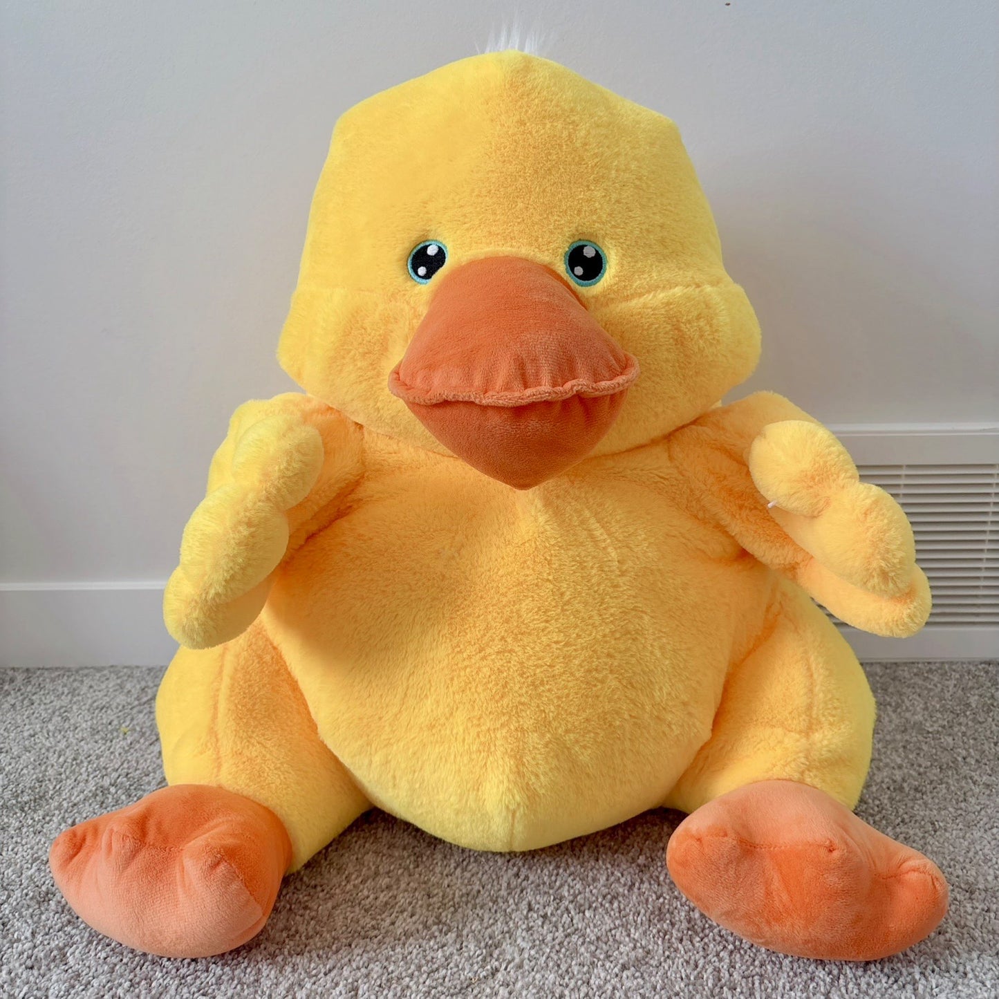 Jumbo duck plush toy 19”, new without tag