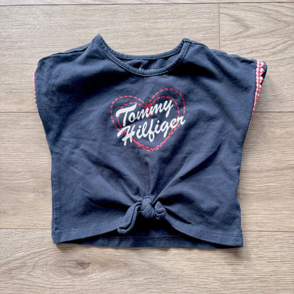 Girls short sleeve top bundles, 7 FOR ALL MANKIND + TOMMY HILFIGERl, Kids 3T