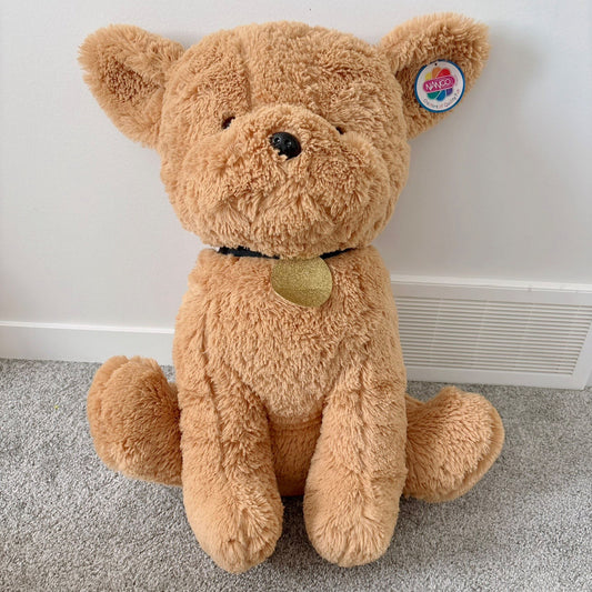 Brand new jumbo brown dog plush toy 24”