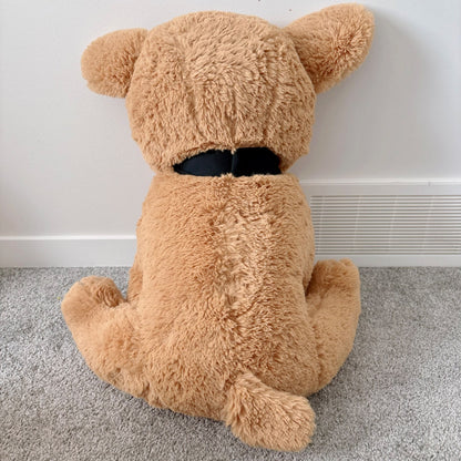 Brand new jumbo brown dog plush toy 24”