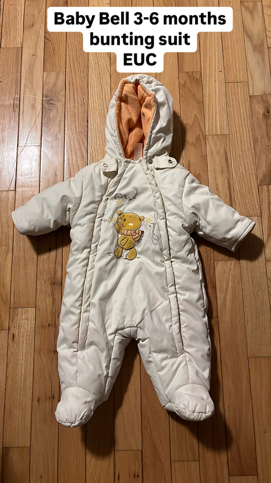 3-6 months Bunting Suit, Kids 6 Month (3-6M)