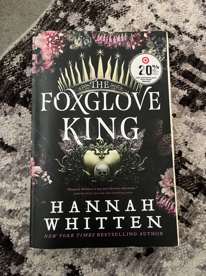 Books 1 & 2 of the Nightshade Crown Series - The Foxglove King (Softcover) and The Hemlock Queen (hardcover). Retail $65