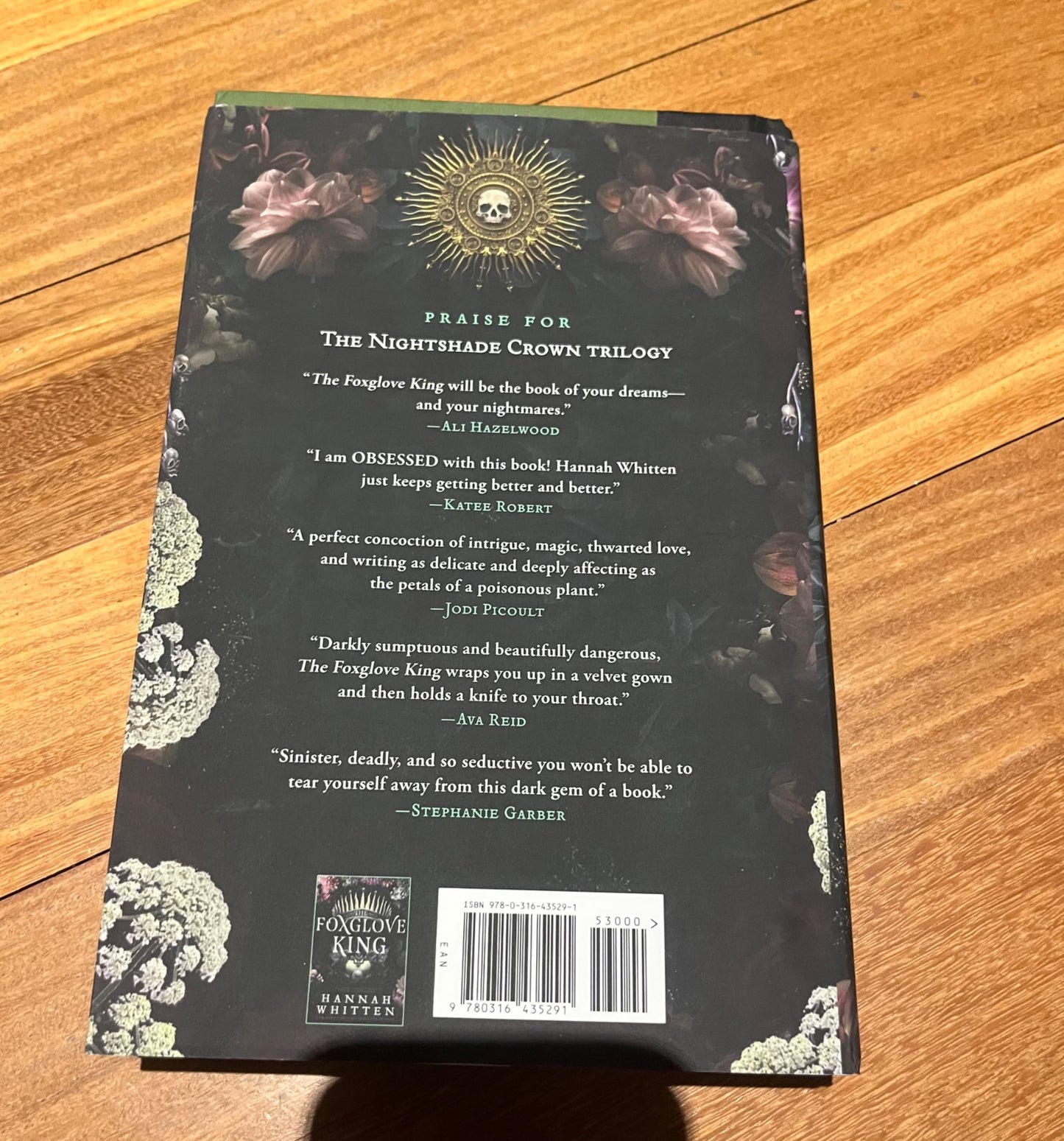 Books 1 & 2 of the Nightshade Crown Series - The Foxglove King (Softcover) and The Hemlock Queen (hardcover). Retail $65
