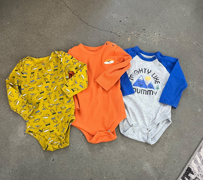 Long Sleeve Bodysuits , Kids 18 Month (12-18M)