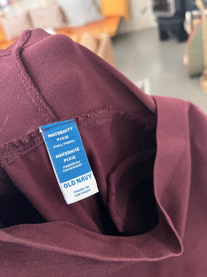 Old Navy Maternity Pixie Full Panel Pant (Retail $65), Maternity M (8-10)