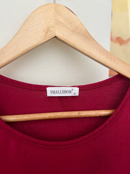 Smallshow Red Maternity Top, Maternity M (8-10)