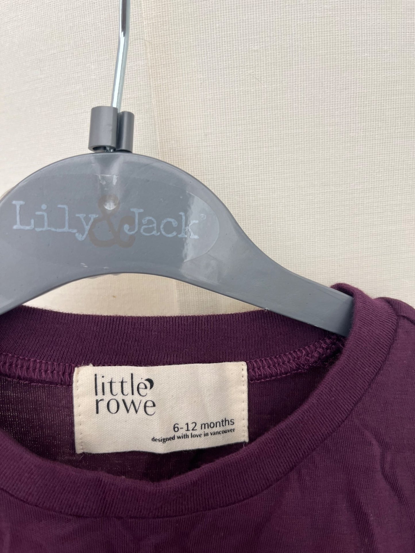 NWT Little Rowe by Jackson Rowe Silas Long Sleeve Tee, Kids 12 Month (9-12M)