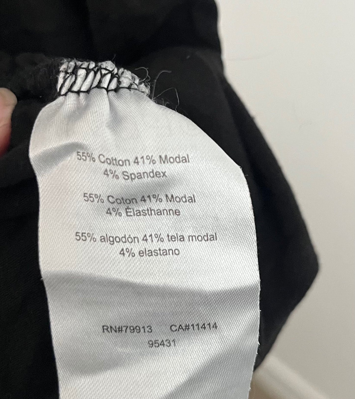 Motherhood Maternity Black Tee , Maternity M (8-10)