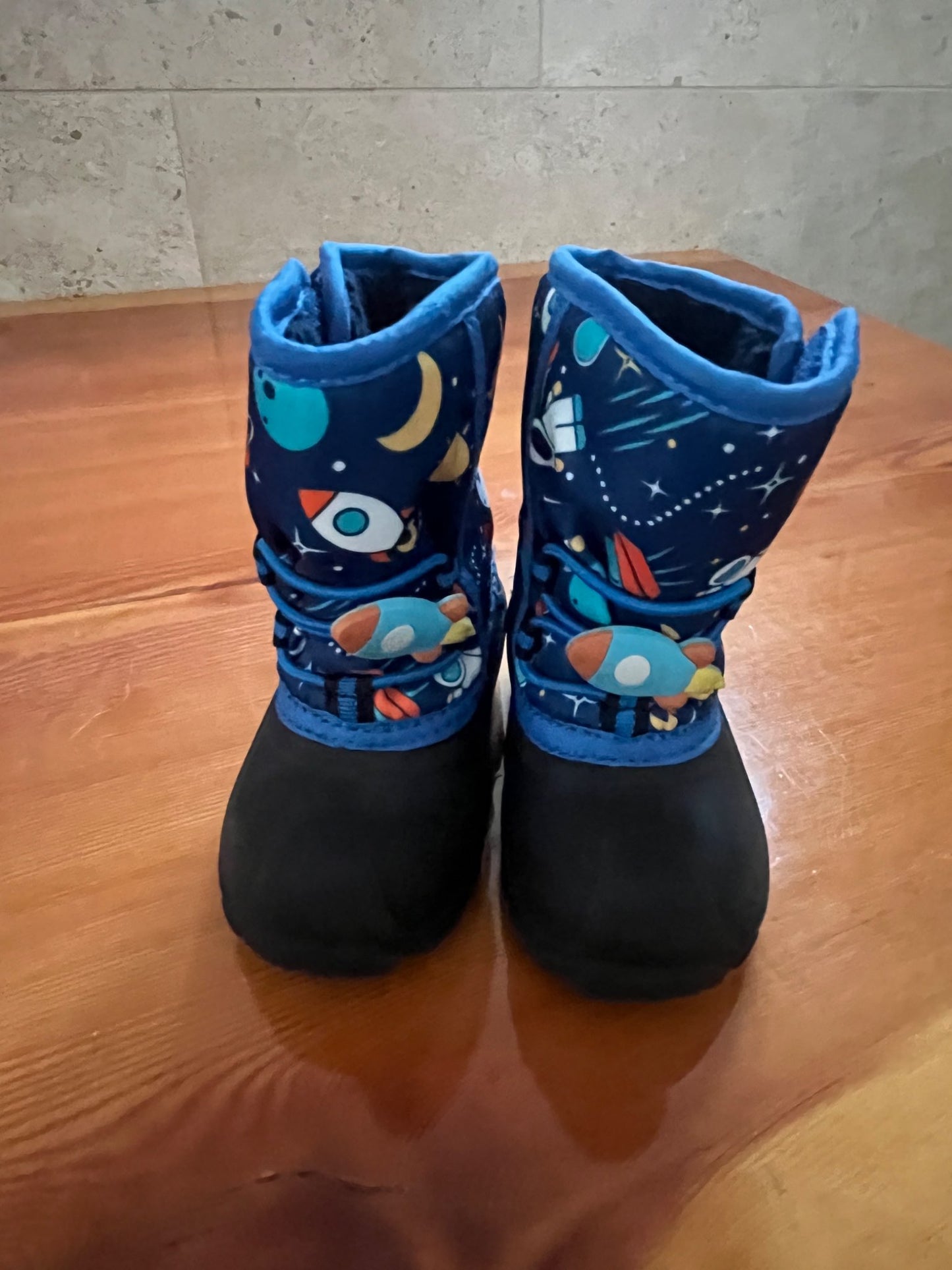 Space Print Winter Boots , Shoes 5 (Walkers:12-24 mth)
