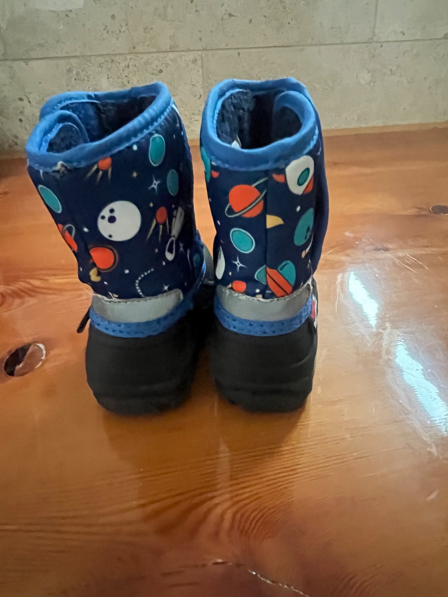 Space Print Winter Boots , Shoes 5 (Walkers:12-24 mth)