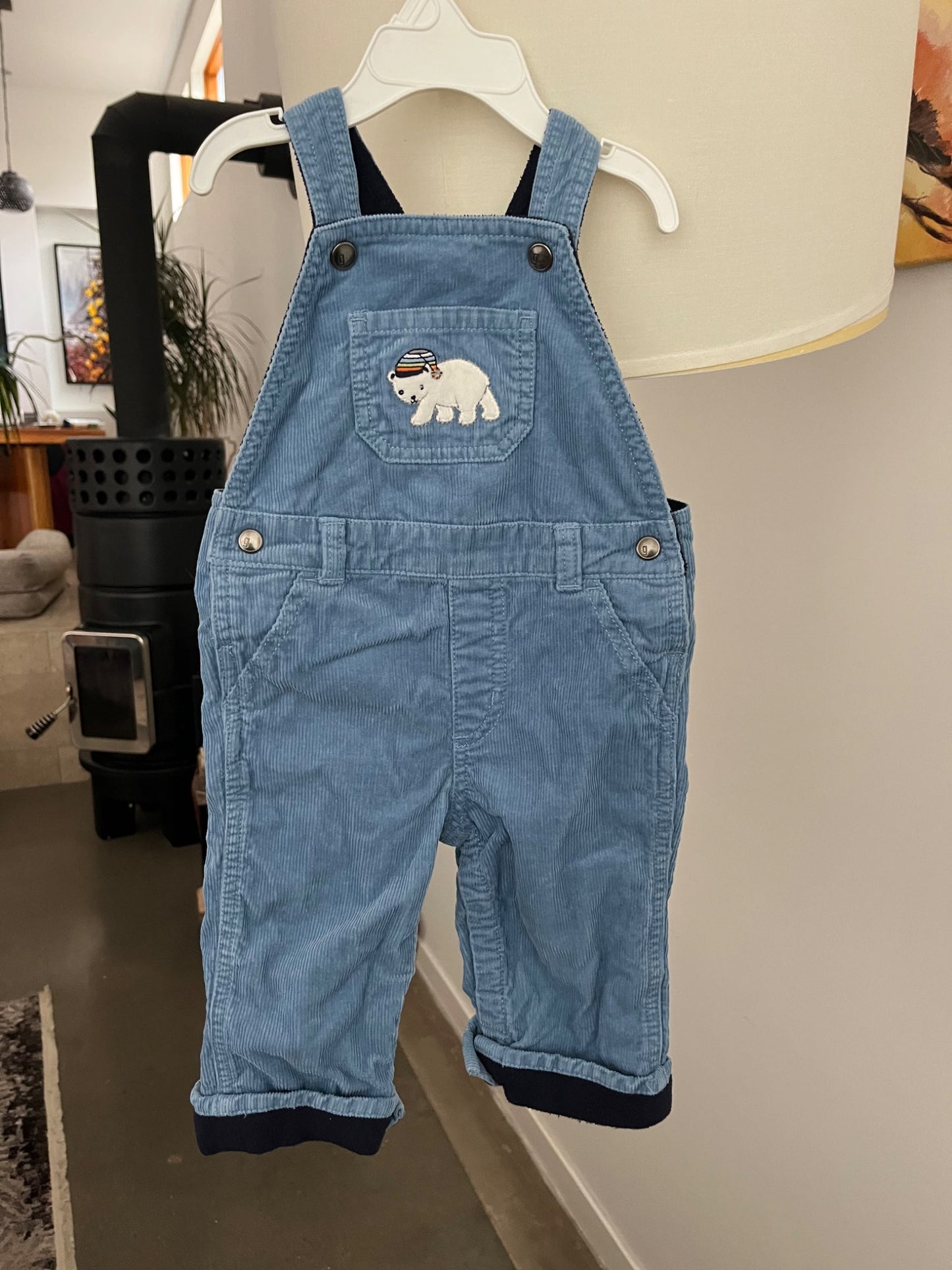 Gymboree Bear Cub Corduroy Overalls , Kids 18 Month (12-18M)
