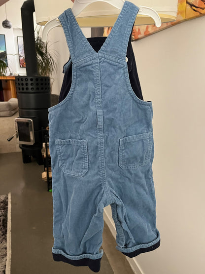 Gymboree Bear Cub Corduroy Overalls , Kids 18 Month (12-18M)