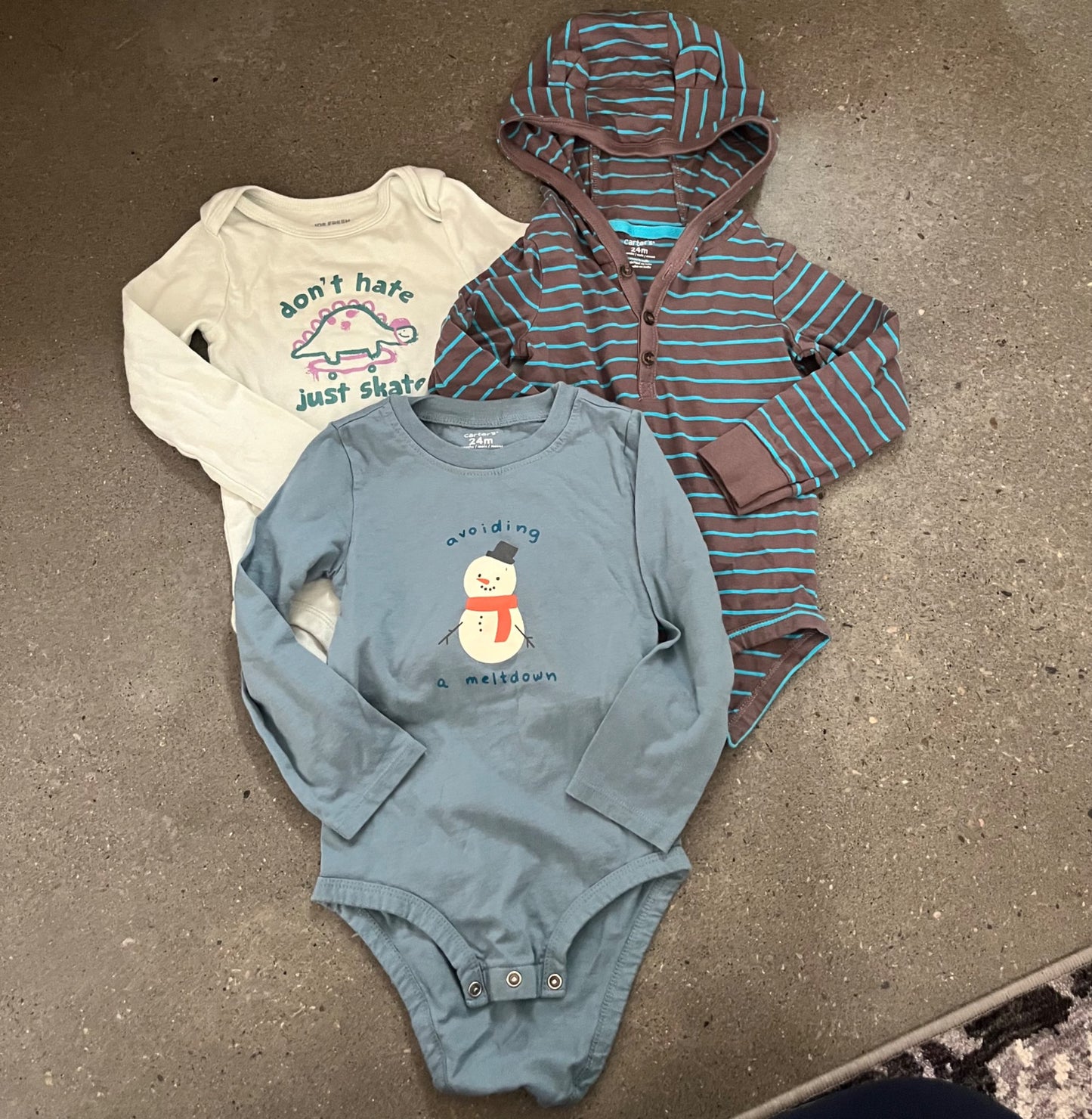 Long Sleeve Bodysuits, Kids 24 Month (18-24M)