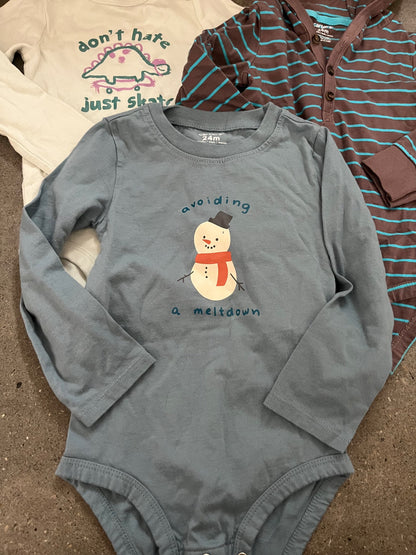 Long Sleeve Bodysuits, Kids 24 Month (18-24M)