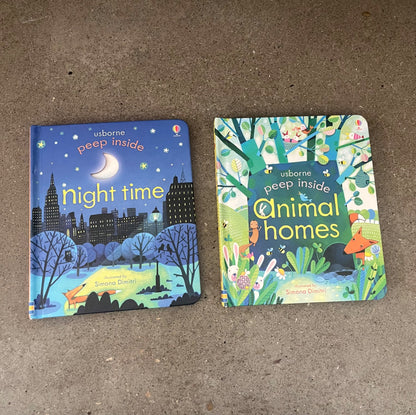 Usborne Peep Inside Hardcover Books - MSRP $30