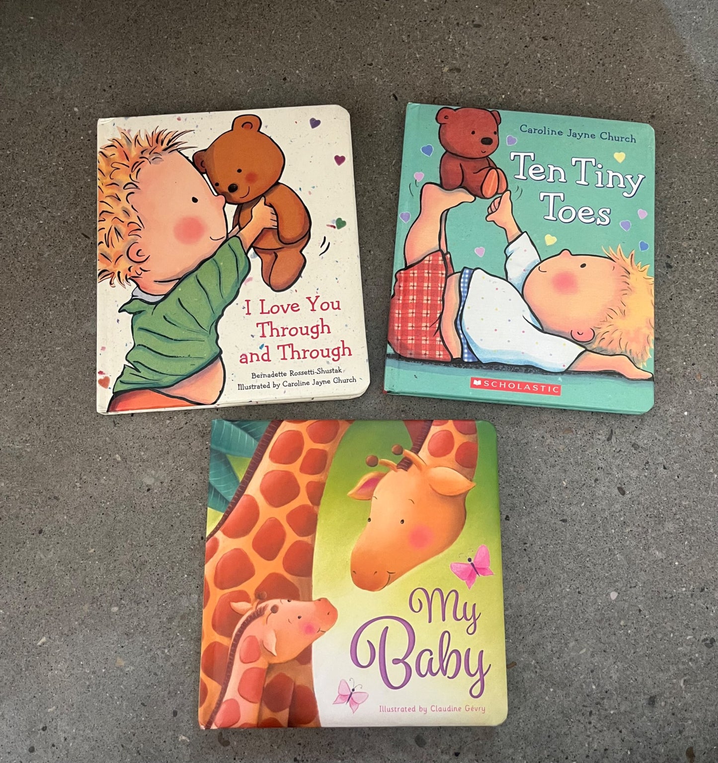 Three Infant / Toddler Board BookS - retail $34